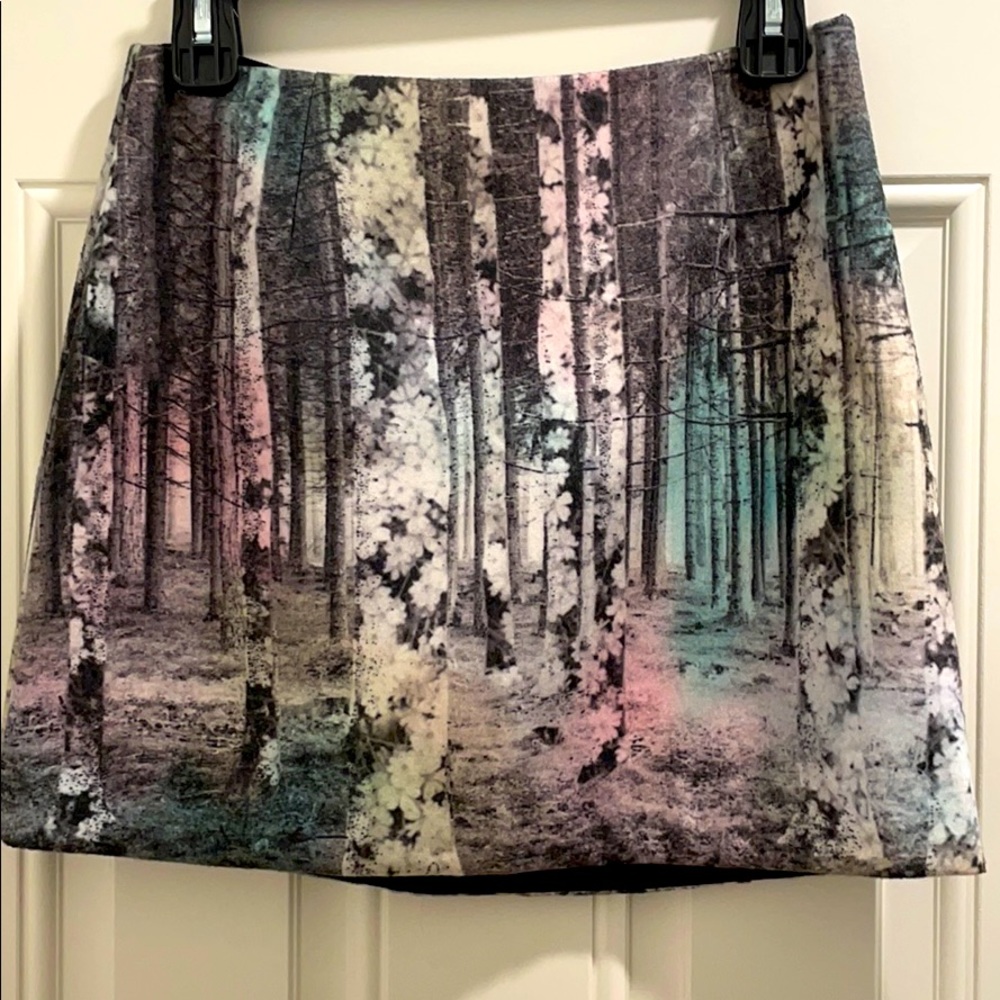 Tibi Enchanted Forest Mini Skirt